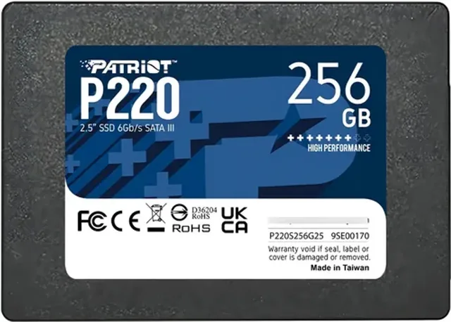 SSD Patriot P220 SATA 256GB