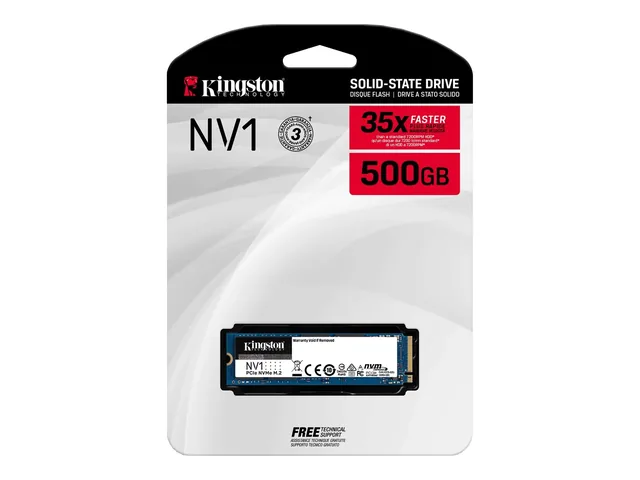 Disco SSD 500GB Kingston Nv1 PCIE Nvme
