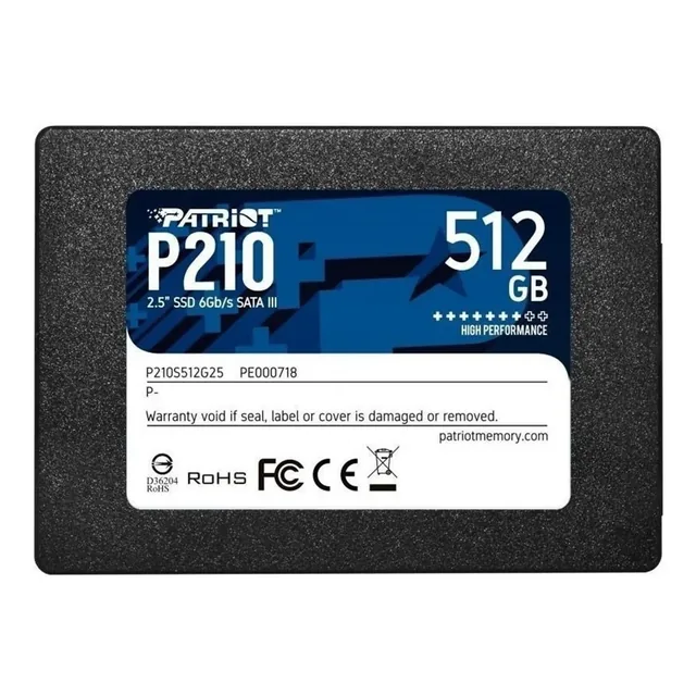 SSD Patriot P210 SATA 512GB