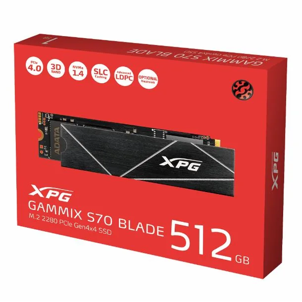 SSD Adata XPG Gammix S70 Blade M2 512GB