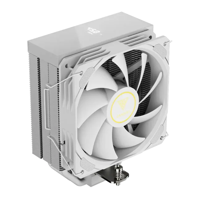 Disipador Air Cooler CPU GAMDIAS BOREAS E2-41D WH 159mm Monitor Blanco AMD Intel comp. AM5 LGA1700