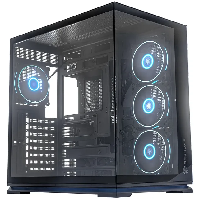 Evolabs Luma X Evo-320ab - Gabinete Gaming Con 4 Ventiladores Argb
