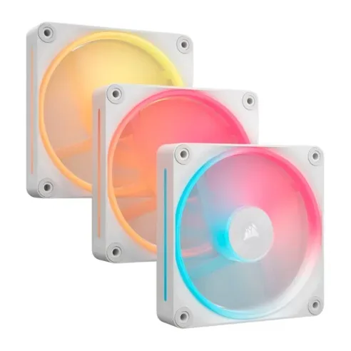 Fan Cooler Corsair Icue Link Rx120 RGB 120mm White Pack X3