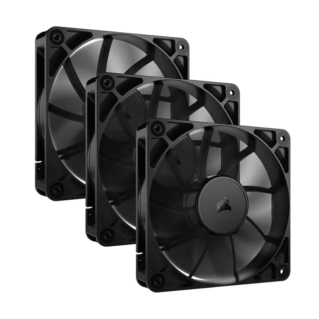 Fan Cooler Corsair RS120 ARGB 120mm Black Pack x3