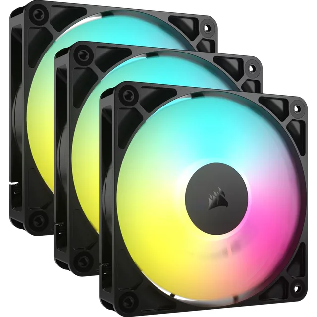 Fan Corsair RS120 ARGB Triple Pack Black