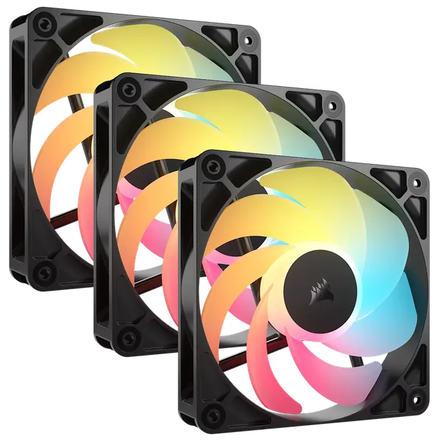 Fan Corsair RS120-R ARGB Triple Pack Black