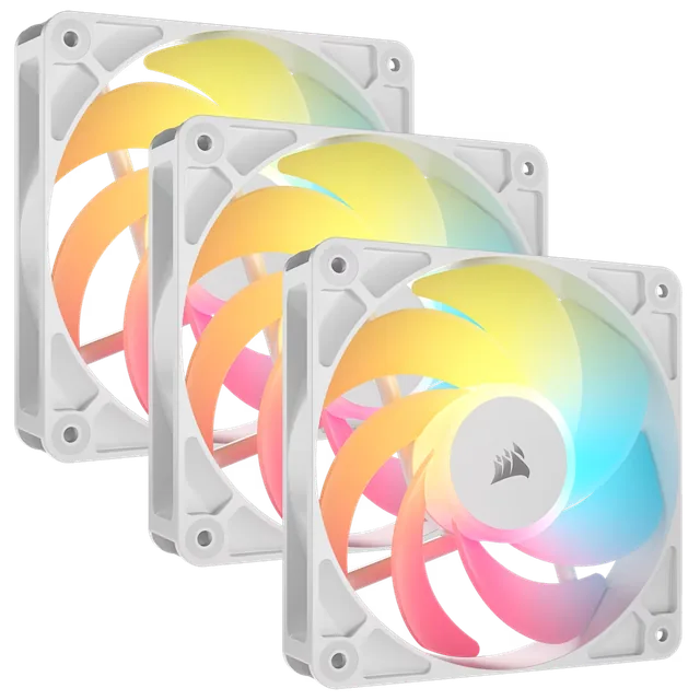 Fan Corsair RS120-R ARGB Triple Pack White