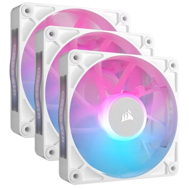 Fan Corsair RX120 Link RGB Triple Pack White