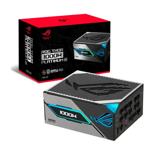 FUENTE 1000W ASUS 80 PLUS ROG THOR 1000P3 PLATINUM