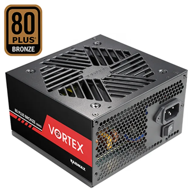 FUENTE 600W RAIDMAX VORTEX 80 PLUS BRONZE GAMER
