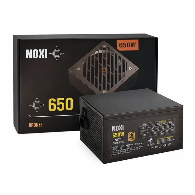Fuente 650w Noxi Gaming Bronze