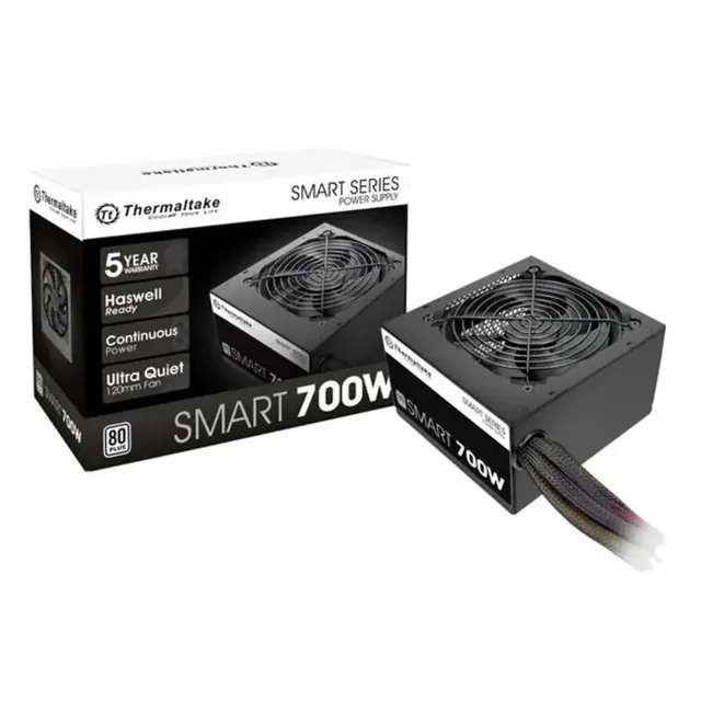 Fuente 700w Thermaltake Smart 80+ White