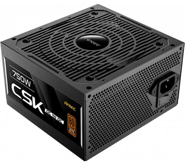 Fuente Antec 750W 80 Plus Bronze ATX 3.1 PCIe 5.1 CSK750DC AR
