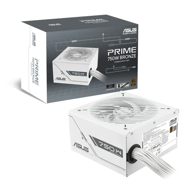 Fuente Asus Prime 750w 80 Plus Bronze White