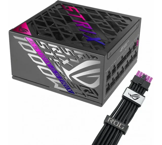 Fuente ASUS ROG STRIX 1000W 80 Plus Platinum Full Modular ATX 3.1 PCIe 5.1 1000P Gaming Equalizer