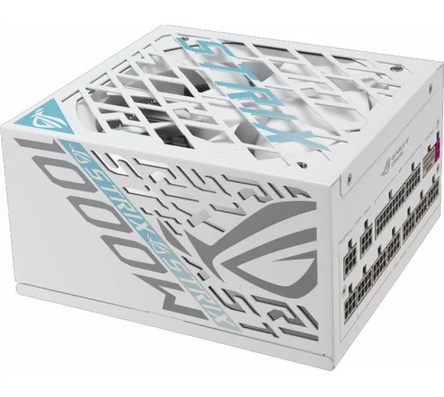 Fuente ASUS ROG Strix 1000W 80 Plus Platinum Full Modular White ATX 3.1 PCIe 5.1 1000P