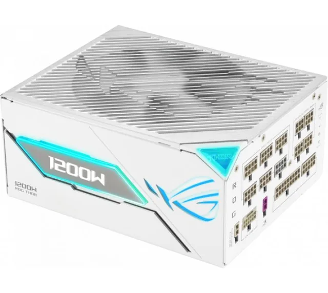 Fuente ASUS ROG Thor 3 1200W 80 Plus Platinum III White 1200P3 Full Modular ATX 3.1 PCIe 5.1 Equalizer