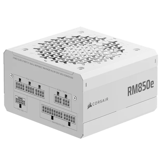 Fuente Corsair RM850e 2025 850W Cybernetics Platinum Full Modular PCIe 5.0 White