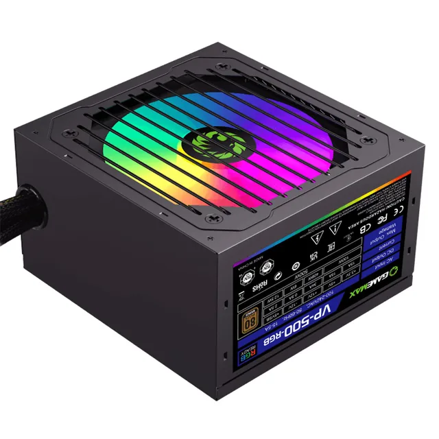 Fuente Gamemax 500w 80 Plus Bronze VP-500