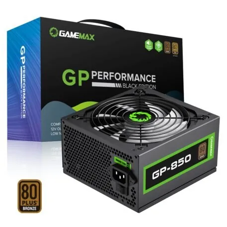 Fuente Gamemax 850w 80 Plus Bronze GP-850