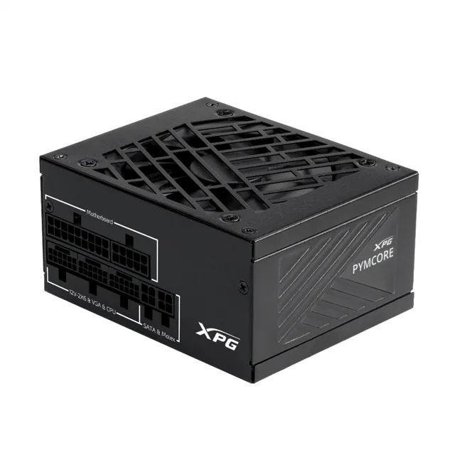 FUENTE GAMER 850W ADATA XPG PYMCORE ATX 3.1 GOLD MODULAR (BLACK)