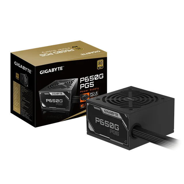 FUENTE GAMER GIGABYTE 650W 80 PLUS GOLD PG5
