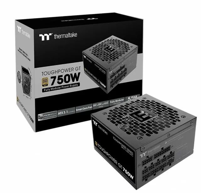 FUENTE GAMER THERMALTAKE TP GT 750W ANALOG 80 PLUS GOLD WHITE