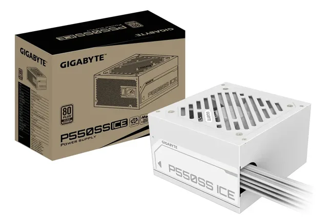 Fuente Gigabyte 550W P550SS ICE 80+ Silver White
