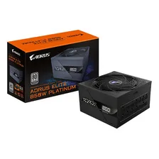 Fuente Gigabyte 850w Pg5 Aorus Elite 80+ Platinum Negro Negro