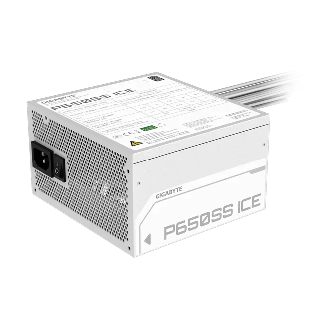 Fuente Gigabyte P650ss 650w 80 Plus Silver Blanca