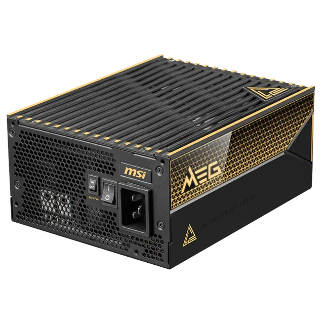 Fuente MSI 1600W 80 Plus Titanium Modular MEG AI1600T ATX 3.1 PCIe 5.1