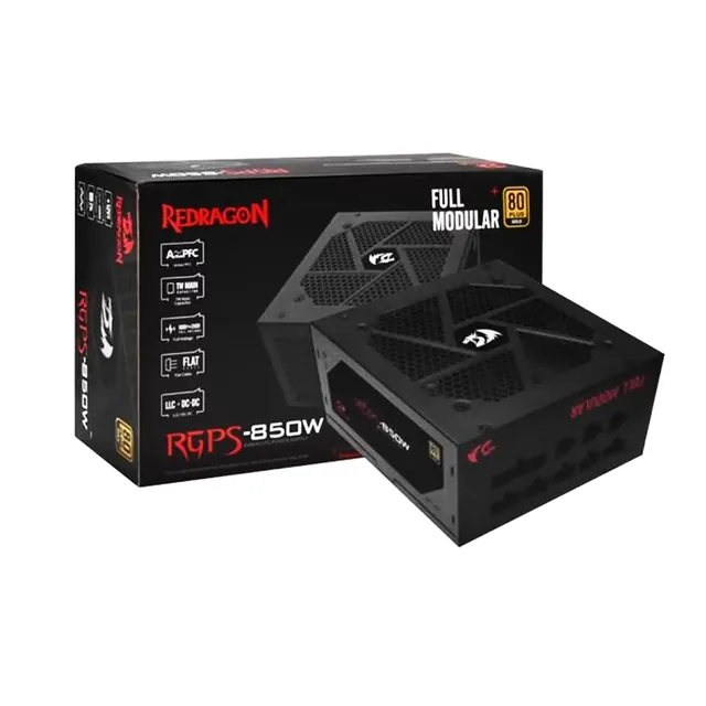 Fuente Redragon 850W GC-PS010 80+ Gold