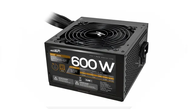 Fuente Sentey 600w EPP600-GT 80 Plus Bronze ATX 2.31
