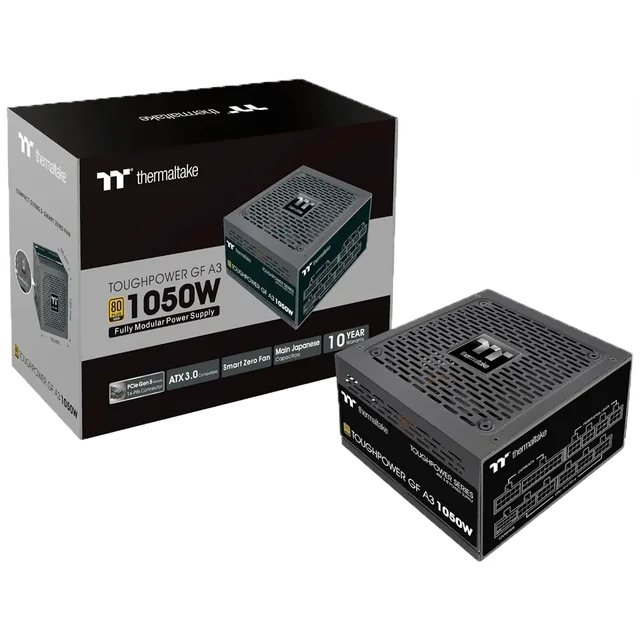 Fuente Thermaltake 1050w 80 Plus Gold Toughpower GF A3 Modular PCIe 5.0