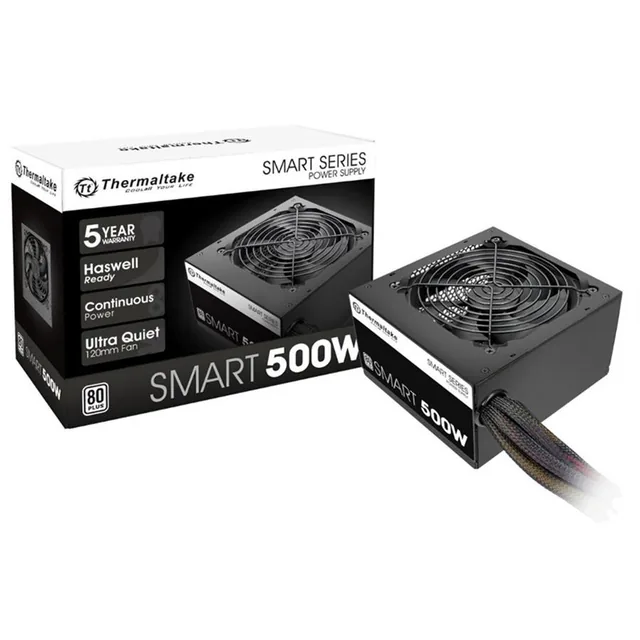 Fuente Thermaltake 500W Smart 80+ White