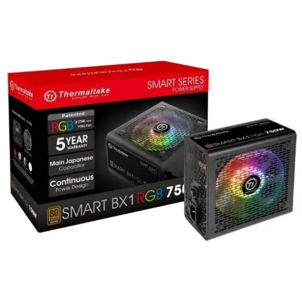 Fuente Thermaltake Smart BX1 750w 80 Plus Bronze RGB