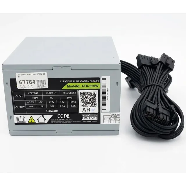 Fuente X-Micro 550W OEM