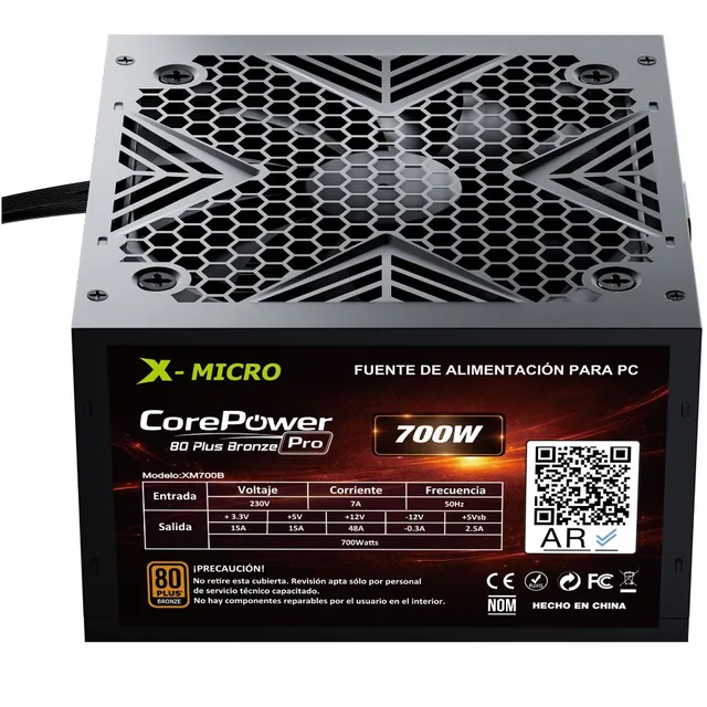 Fuente X-Micro 700W 80 Plus Bronze