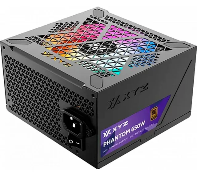 Fuente XYZ 650W 80 Plus Bronze ARGB Phantom
