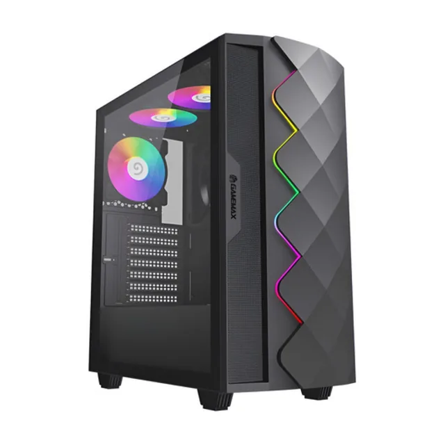 GAB GAMEMAX DIAMOND CP BK 4*FAN ARGB ATX