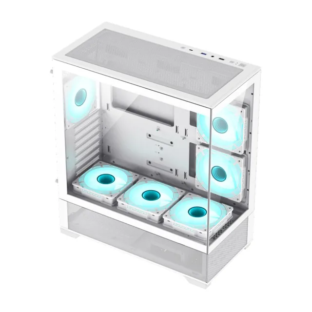 GAB GAMEMAX VISTA AW 6*FAN ARGB E-ATX BLANCO