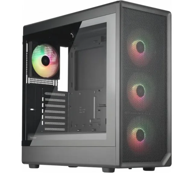 Gabinete 1st Player AU8E Black 4x120mm ARGB Fans Vidrio Templado