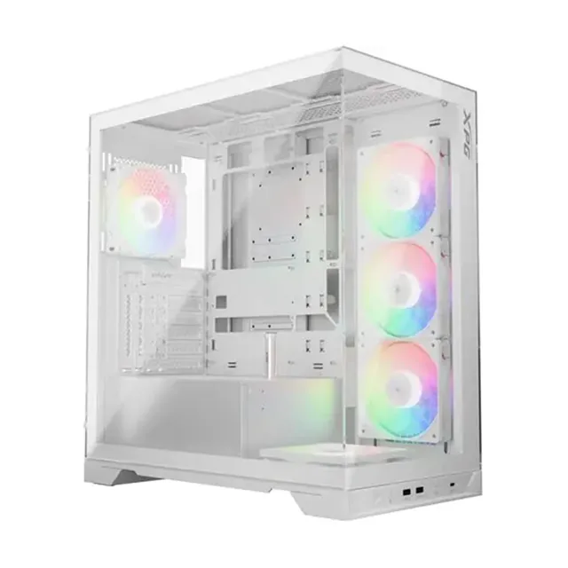 Gabinete Adata XPG Invader X ARGB 5 Fans + Riser Cable White
