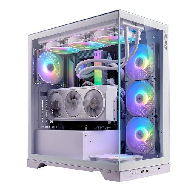 Gabinete Adata XPG Invader X TG C/Coolers x5 ARGB Vidrio Templado White