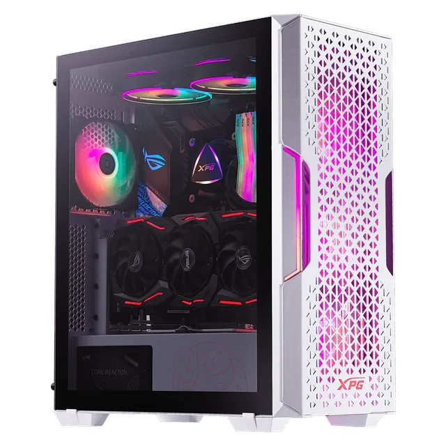 Gabinete Adata XPG Starker Air BTF White 4 Fan ARGB