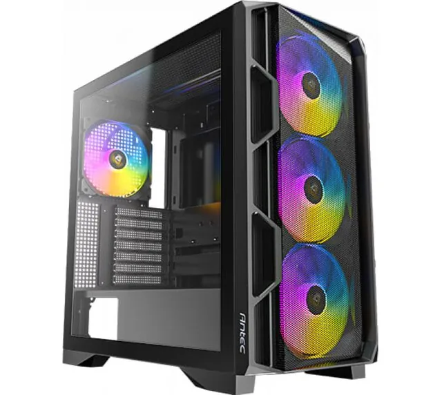 Gabinete Antec AX1000 ARGB 4x140mm ARGB Fans Vidrio Templado USB-C Mid Tower