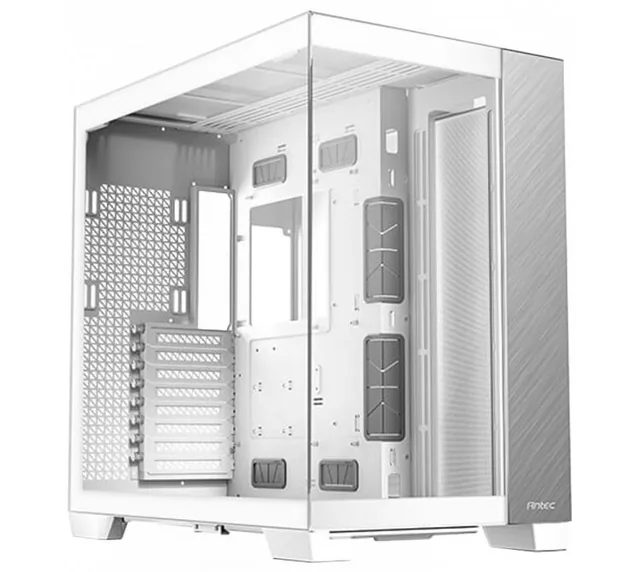 Gabinete Antec C8 Aluminum White Vidrio Templado 270° Dual Chamber