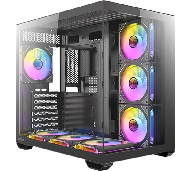 Gabinete Antec CX Mirror 7x120mm ARGB Fans Vidrio Templado 270°