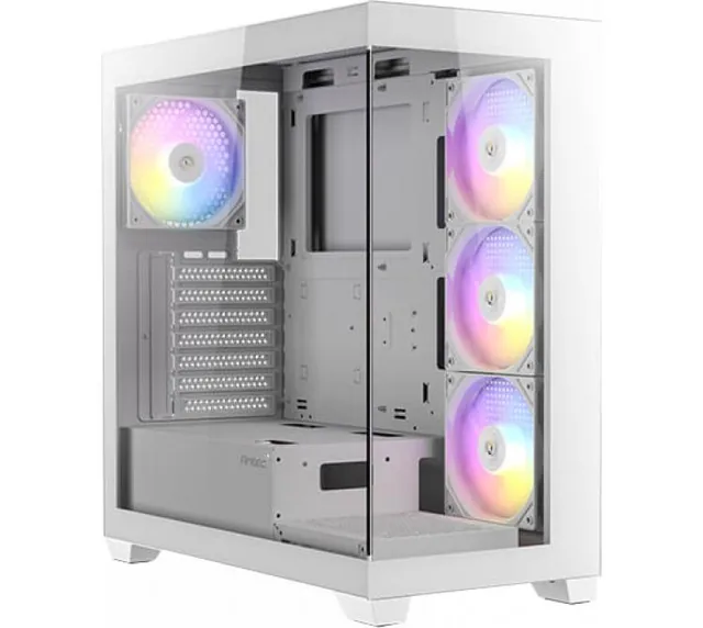 Gabinete Antec CX300 White 4x120mm ARGB Vidrio Templado 270°