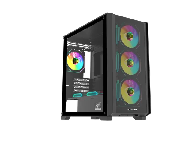 Gabinete Arkham Lotor 6 Fan ARGB M-ATX